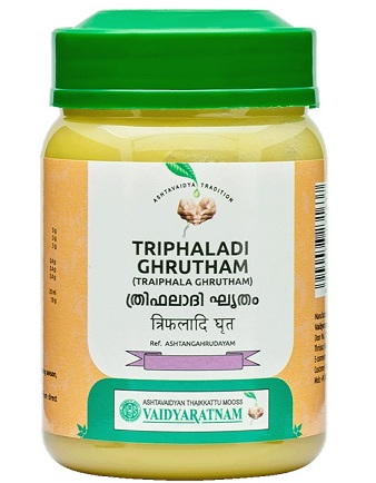 Vaidyaratnam Triphaladi Ghrutham (Traiphala Ghrutham)