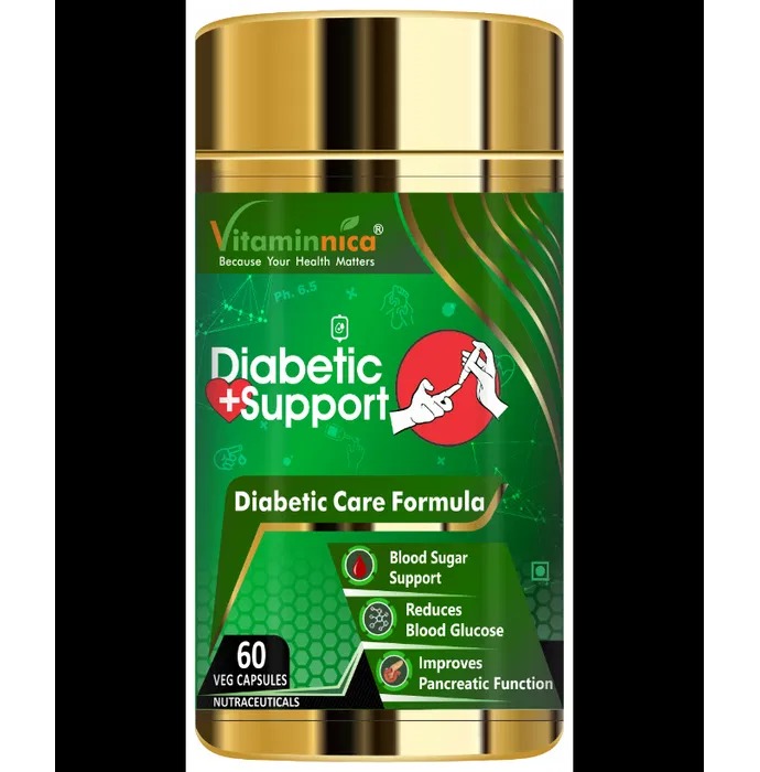 Vitaminnica Diabetic + Support Veg Capsule