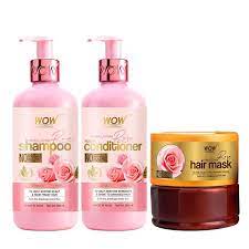 WOW Skin Science Himalayan Rose 3 Kit (Shampoo + Conditioner + Hair Mask)