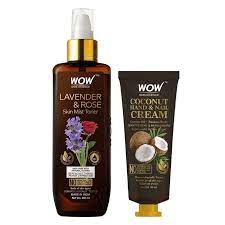 WOW Skin Science Lavender & Rose Skin Mist Toner + Coconut Hand & Nail Cream