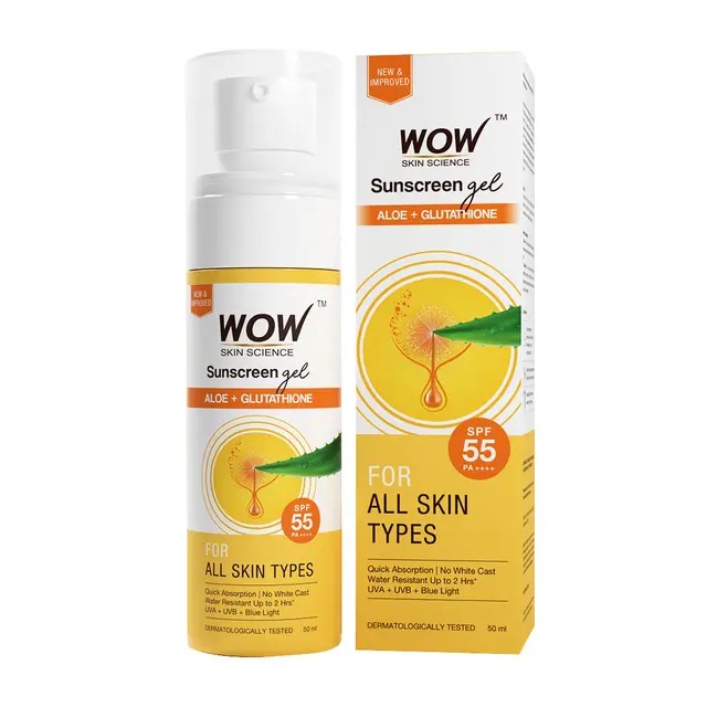WOW Skin Science Sunscreen Gel SPF 55 PA++++