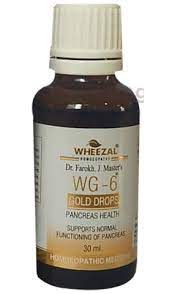 Wheezal Homeopathy WG-6 Gold Drops