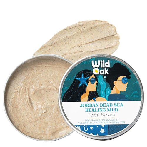 Wildoak Jordan Dead Sea Healing Mud Face Scrub