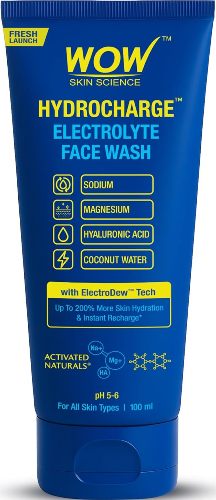 Wow Skin Science HydroCharge Electrolyte Face Wash