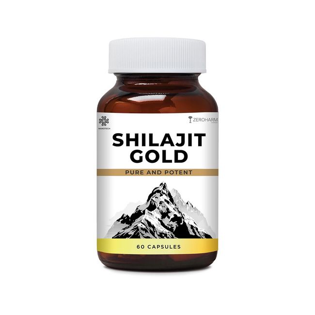 Zeroharm Shilajit Gold 500 Mg Capsules