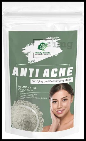 Beauty Secrets Anti Acne Mask For Purifying And Detoxifying