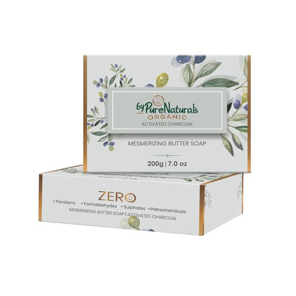 byPureNaturals Organic Activated Charcoal Soap