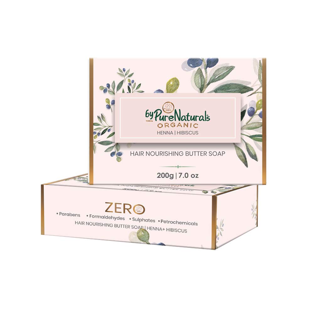 byPureNaturals Organic Hibiscus & Henna Soap