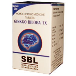 SBL Homeopathy Ginkgo Biloba Homeopathy Tablets