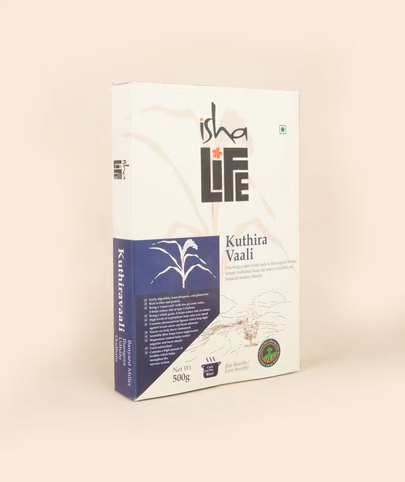 Isha Life Kuthiraivali Barnyard Millet Sama Rice