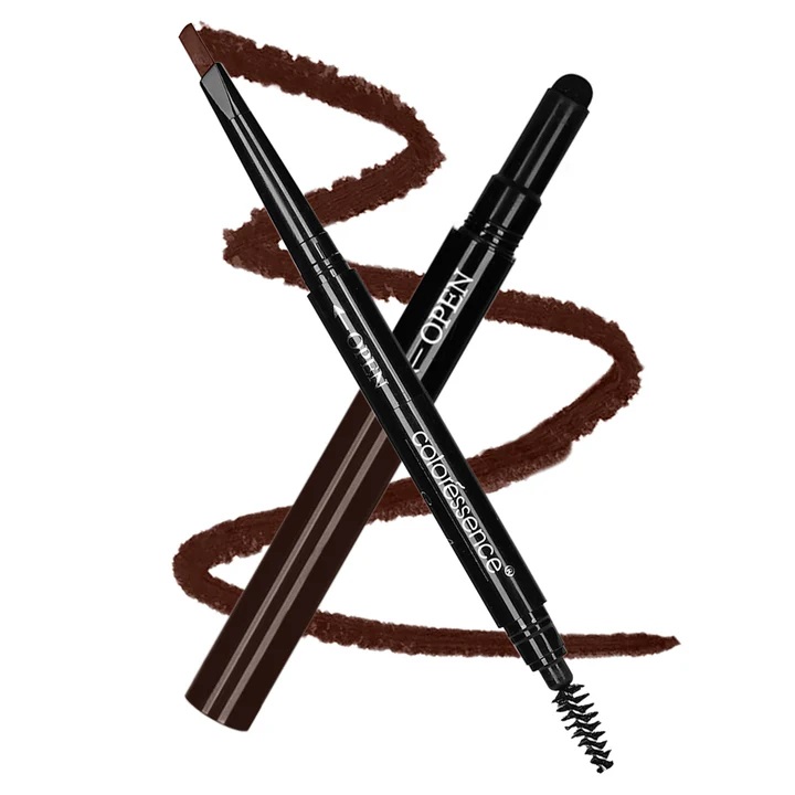 Coloressence Eye Brow Styler 3 In 1 Multifunction - Dark Brown