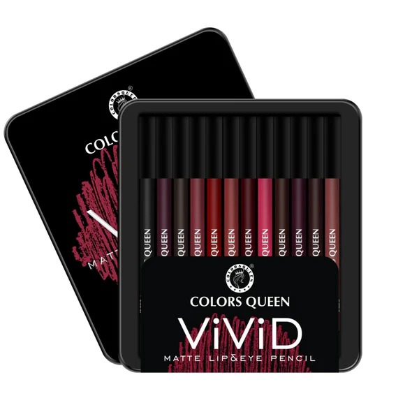 Colors Queen Vivid Matte Lip And Eye Pencil MLE-03-B