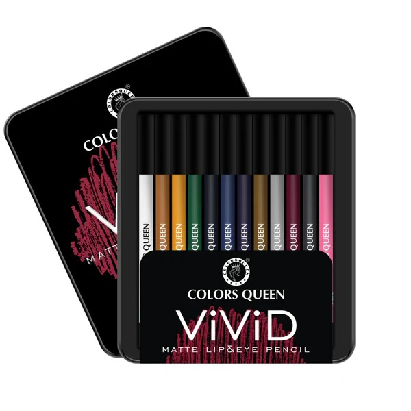 Colors Queen Vivid Matte Lip And Eye Pencil MLE-03-C