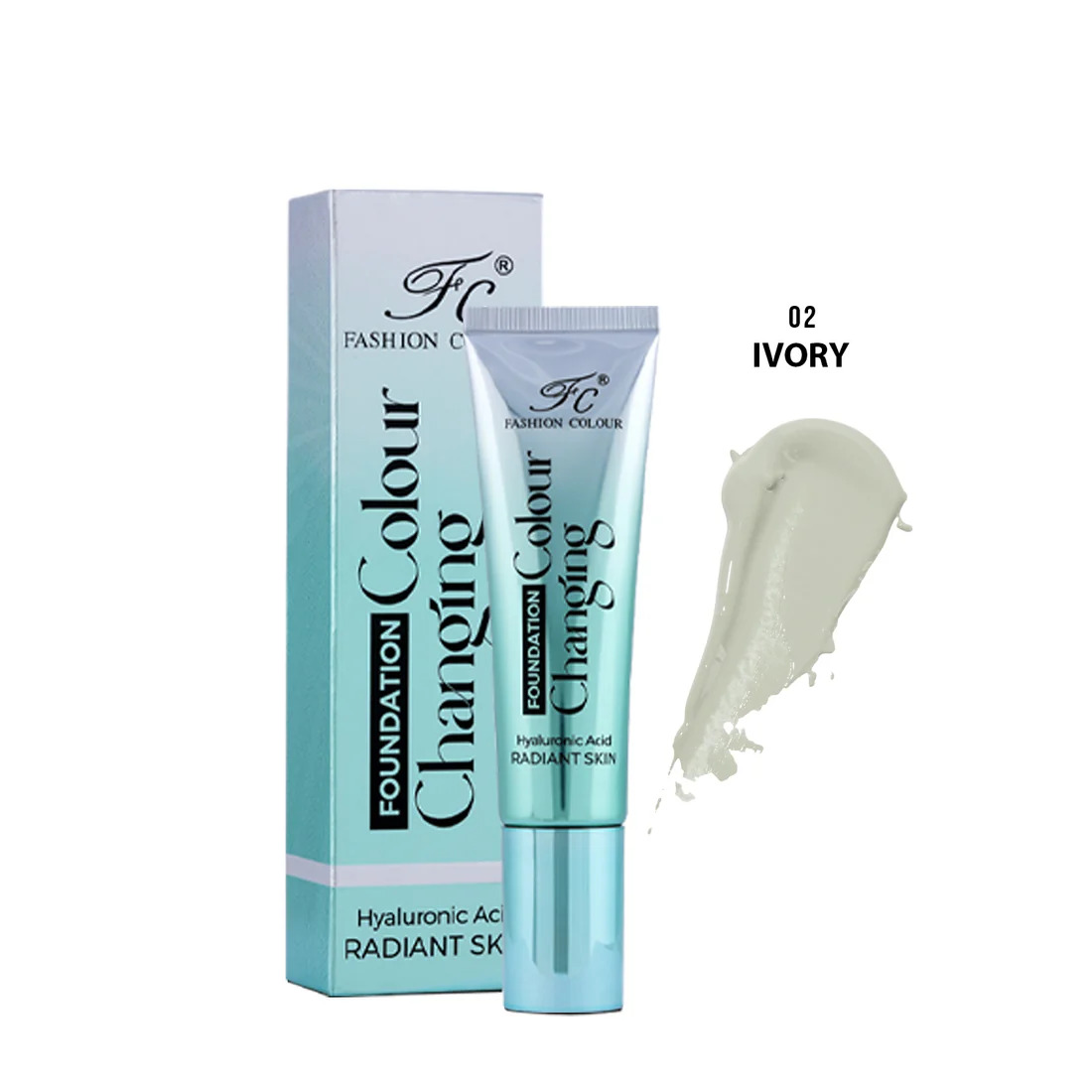 Fashion Colour Color Changing Foundation Ivory