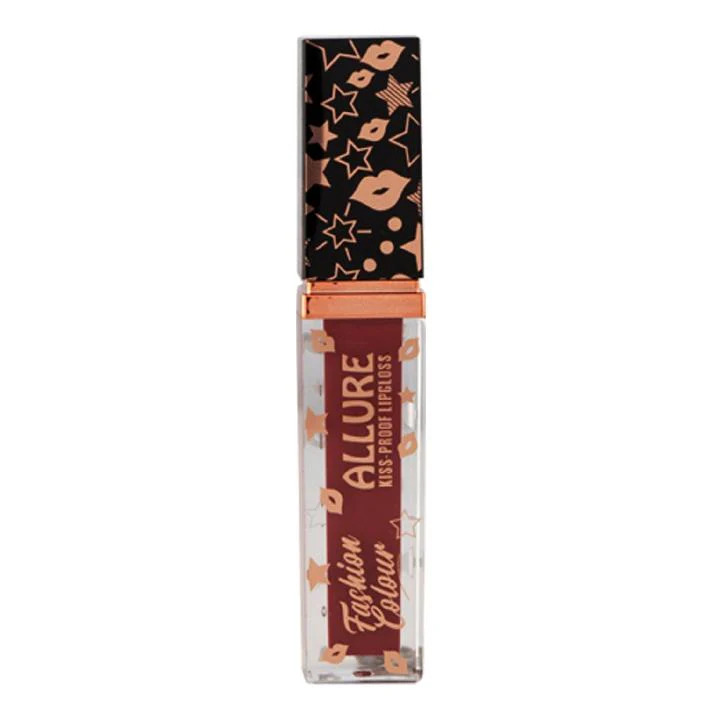 Fashion Colour Platinum Allure Kiss Proof Lip gloss-Brownie Brown