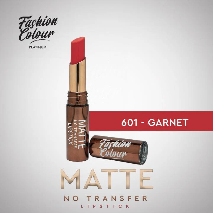 Fashion Colour Platinum Matte No Transfer Lipstick-Garnet