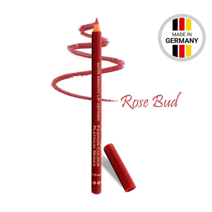 Fashion Colour Satin Smooth Lip Definer-Rose Bud