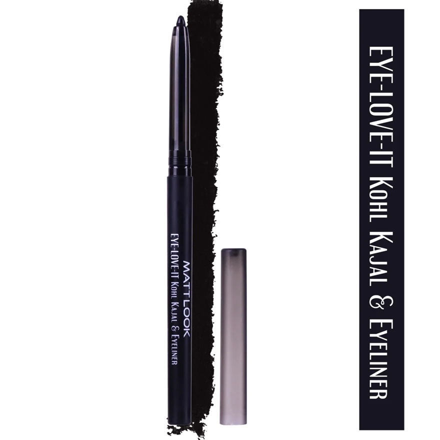 Mattlook Eye Love It Kohl, Kajal & Eyeliner - Beyond Black