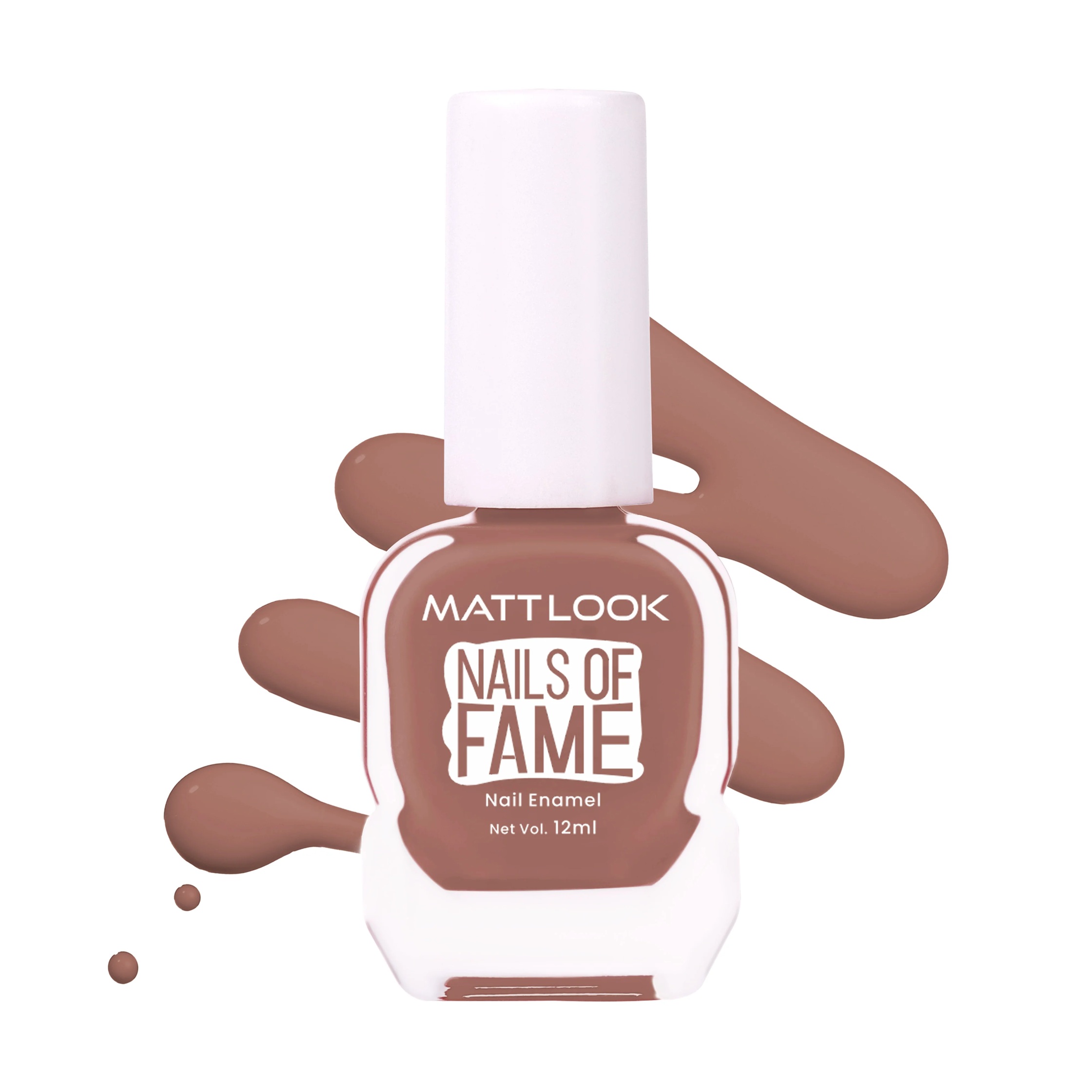 Mattlook Nails of Fame Nail Enamel - Mauve Mocha 06