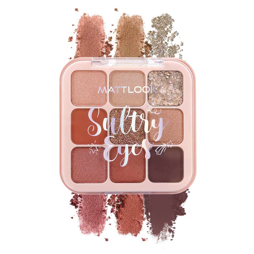 Mattlook Sultry Eyes Eyeshadow Palette - 03 Sundowner