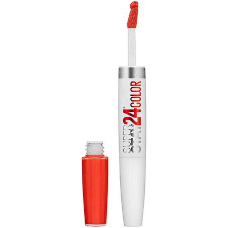 Maybelline New York Super Stay 2 Step Lipsticks Non Stop Orange 1.8 grams