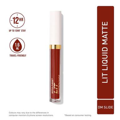 MyGlamm LIT Liquid Matte Lipstick - DM Slide