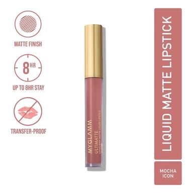 MyGlamm Ultimatte Long-Stay Matte Liquid Lipstick - Mocha Icon