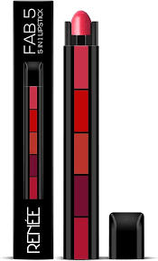 Renee FAB 5 Matte Finish 5 In 1 Lipstick - Fab 5