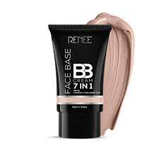 Renee Face Base 7 In 1 BB Cream With SPF 30 Hyaluronic Acid & Vitamin C - B02 Peanut