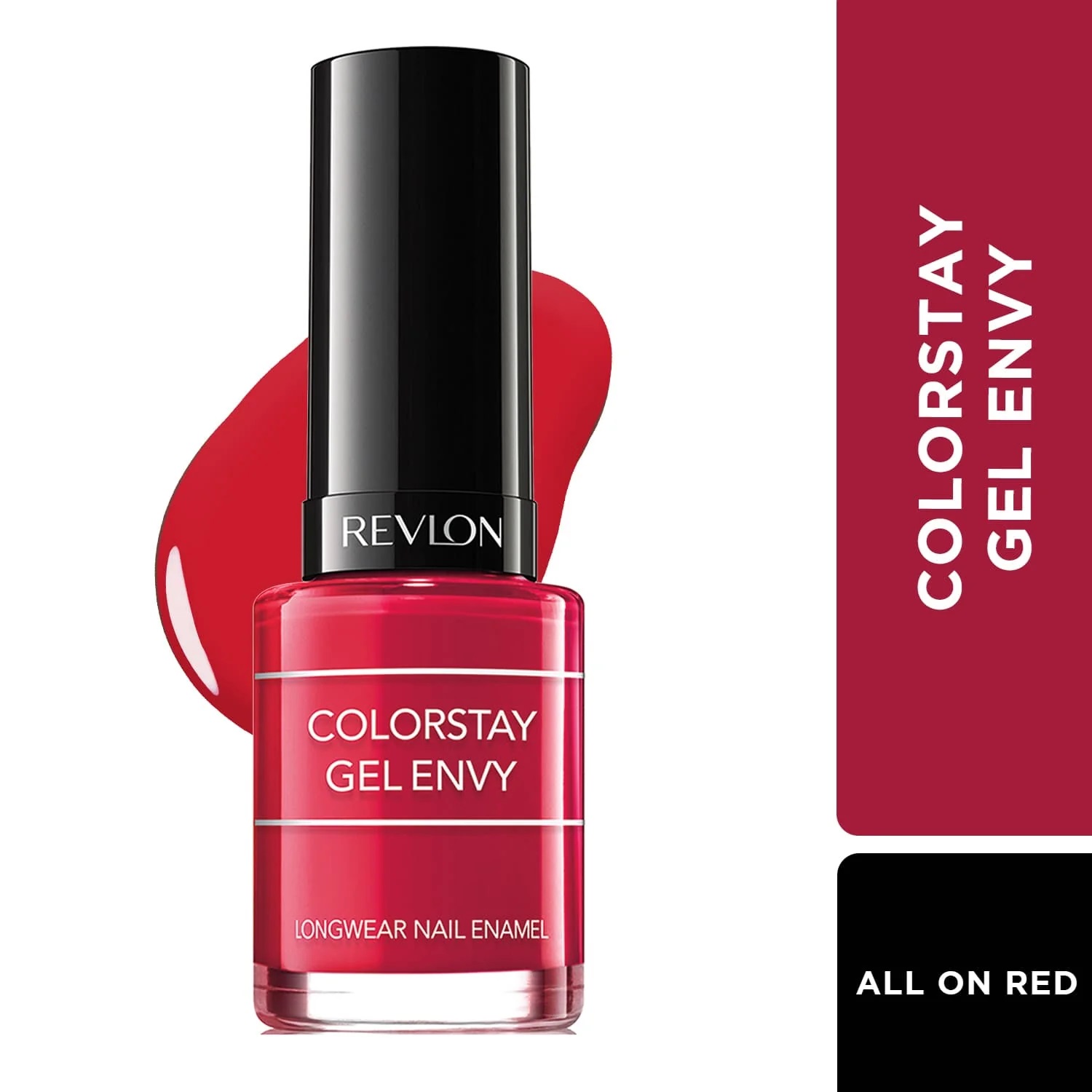 Revlon Colorstay Gel Envy Long Wear Nail Enamel - ALL ON RED