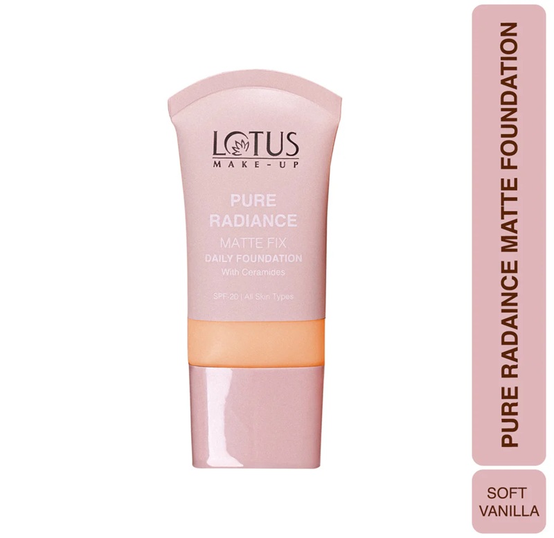 Lotus Herbals Make Up Pure Radiance Matte Foundation SPF 20 - Soft Vanilla