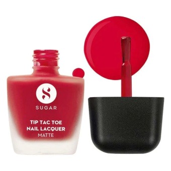 Sugarcosmetics Tip Tac Toe Nail Lacquer Matte - 37 Red Of Roses