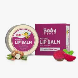 BabyOrgano Ayurvedic Natural Lip Balm - Beetroot Flavor