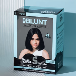 Bblunt Chocolate Dark Brown 5 Minute Shampoo Hair Colour - Black