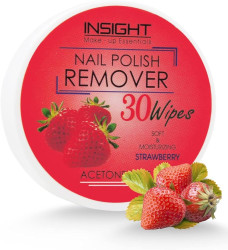 Insight Nail Polish Remover Wipes - 30-Strawberry