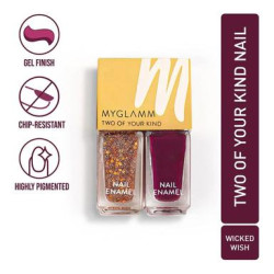 MyGlamm Two Of Your Kind Nail Enamel - Wicked Wish