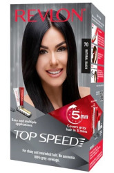Revlon Top Speed Hair Color for Women Natural Black 70