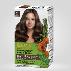 Sesa Care Permanent Hair Color - Brown