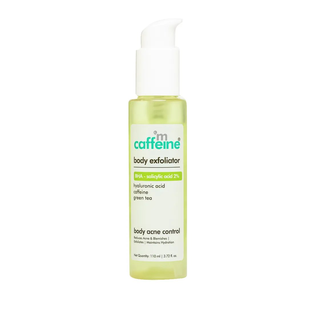 mCaffeine Body Green Tea Salicylic Acid Body Exfoliator