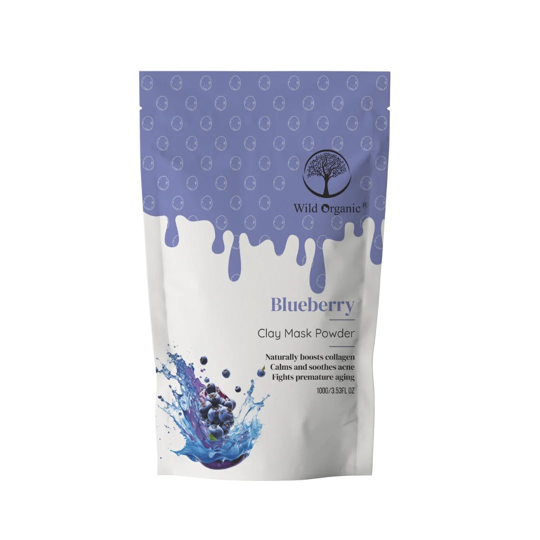 Wild Organic Blueberry Clay Mask Powder